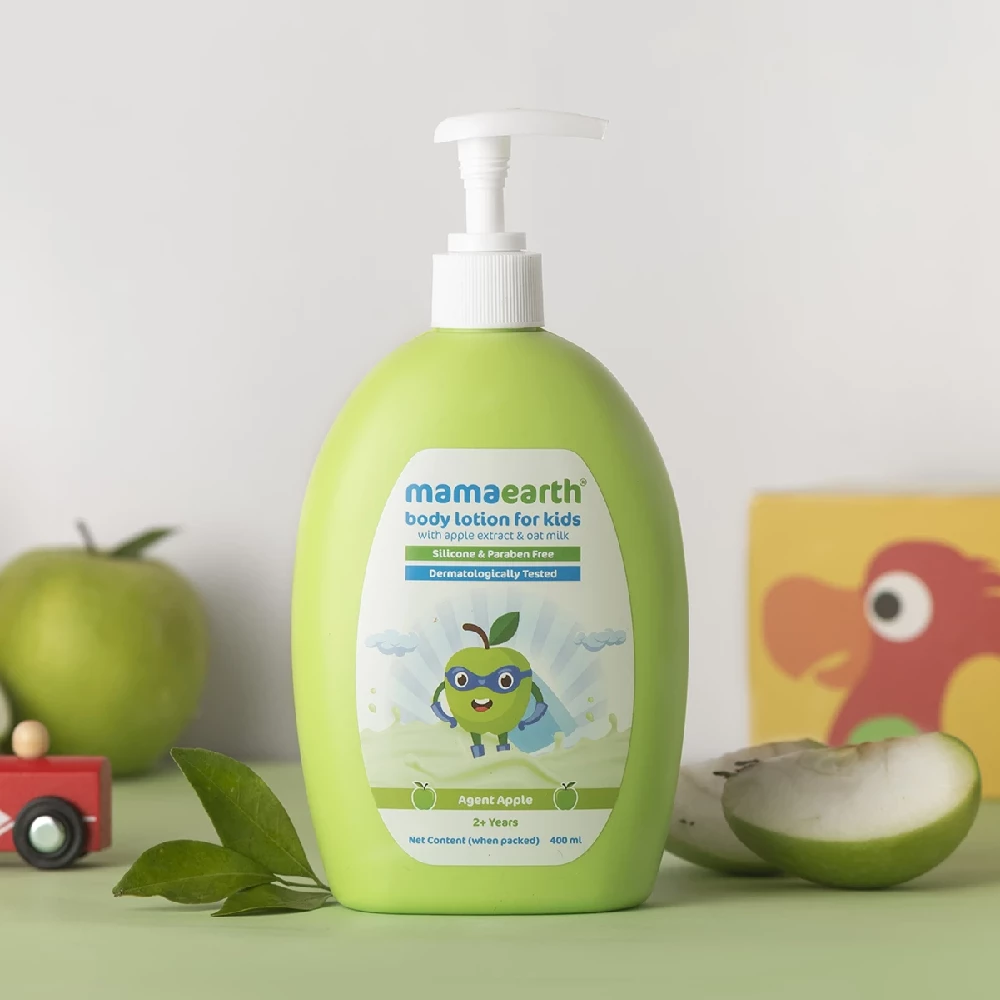 Agent Apple Body Lotion for Kids with Apple & Oat Milk, 400 ml-2.webp